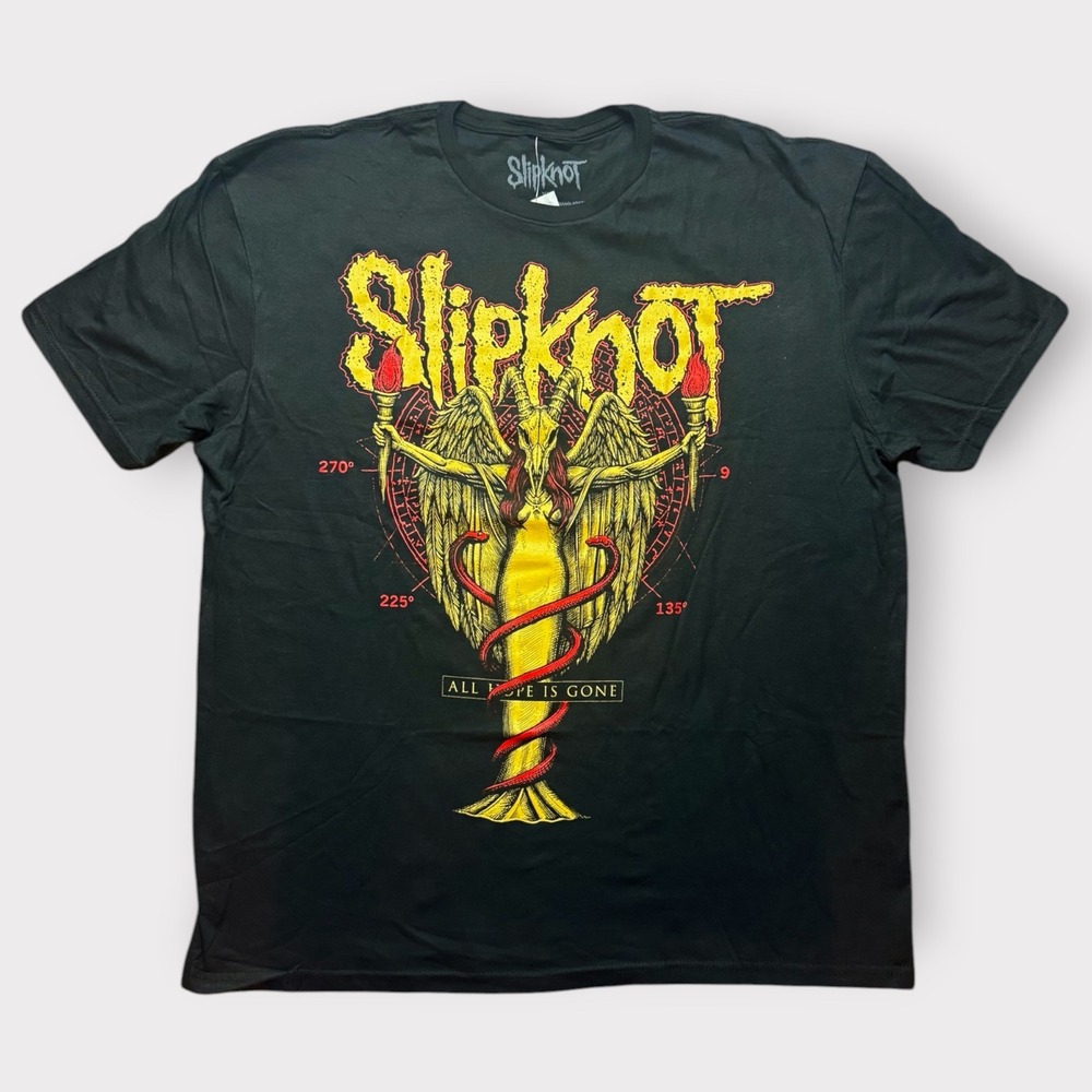 Slipknot All Hope Is Gone Angels‎ Lie To Keep Control Black Graphic T-Shirt XXL